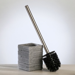 [britbhg] Toilet Brush Holder VOL Brick Light Grey